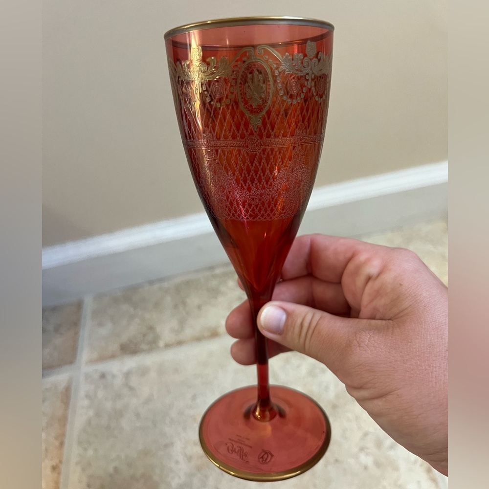 Italian Griffe Champagne Glass